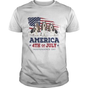 Basset Hound America 4th of July Independence Day shirt