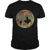 Bear camping I eat people sunset retro shirt