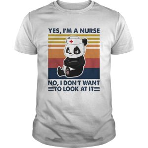 Bear panda yes Im a nurse no I dont want to look at it vintage shirt