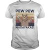 Bear pew pew madafakas vintage retro shirt