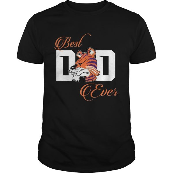 Best Clemson Tigers Dad Ever Football Tshirt