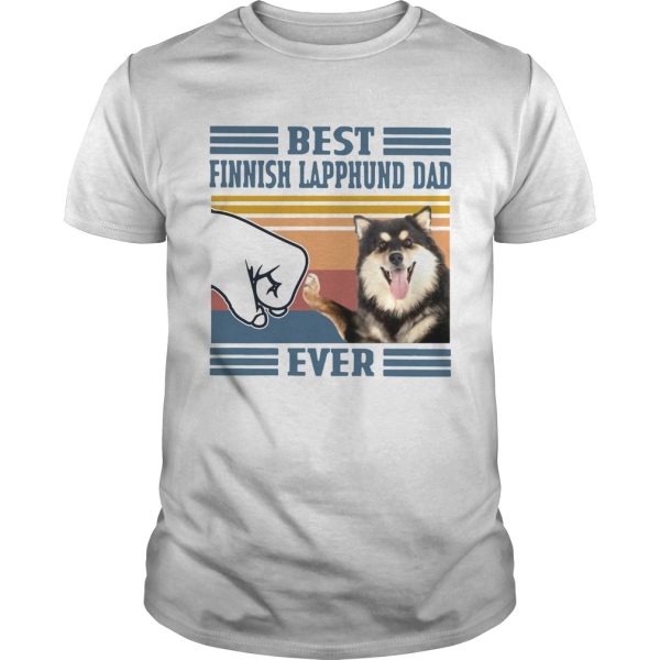 Best Finnish Lapphund Dad Ever Vintage shirt