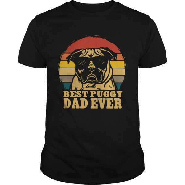 Best Puggy Dad Ever Vintage shirt