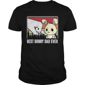 Best bunny dad ever vintage shirt