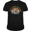 Best doodle dad ever retro shirt