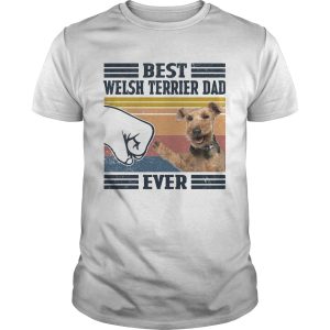 Best welsh terrier dad ever vintage shirt