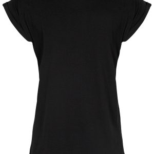 Black Cat Club Ladies Premium Black T Shirt 2