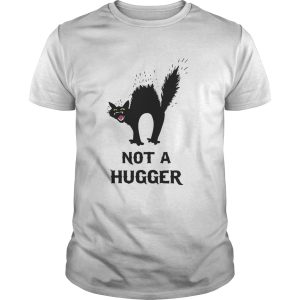 Black Cat Not A Hugger Shirt