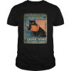 Black Cat Thats What I Do I Read Books I Drink Wine And I Know Things shirt