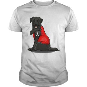 Black Golden Retriever I Love Mom Tattoo shirt