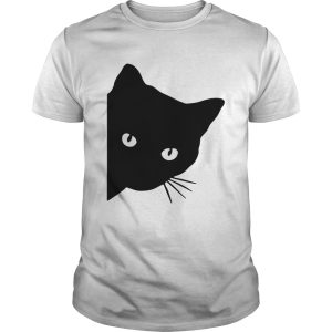 Black catface watching shirt