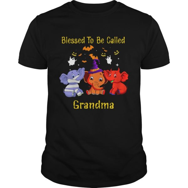 Blessed To Be Called Grandma Elephant TShirt