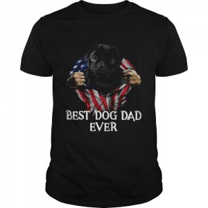 Blood inside Me American flag best dog dad ever shirt