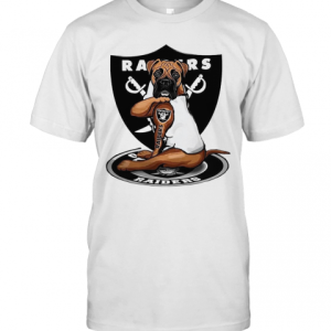 Boxer Tattoo Oakland Raiders T-Shirt