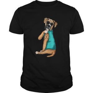 Boxer Tattoos I Love Mom shirt