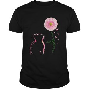 Breast Cancer Cat Paws For The Cure shirt