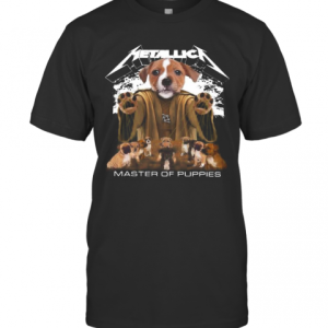 Bull Terrier Metallica Master Of Puppies T-Shirt