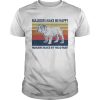 Bulldogs Make Me Happy Humans Make Me Head Hurt Vintage Retro shirt