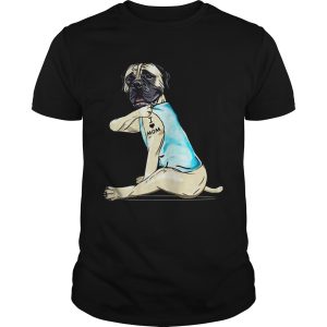 Bullmastiff Tattoo I Love Mom shirt