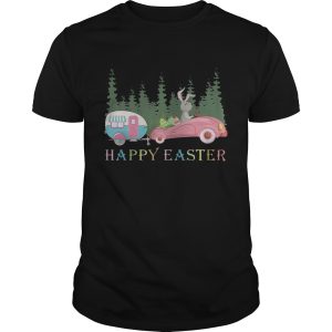 Camping Happy Easter Day Bunny Eggs Shirt