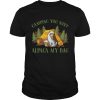Camping You Say Alpaca My Bag Funny Beer Drinking Shirt
