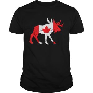 Canada Maple Leaf Animal Canadian Flag Happy Canada Day tshirt