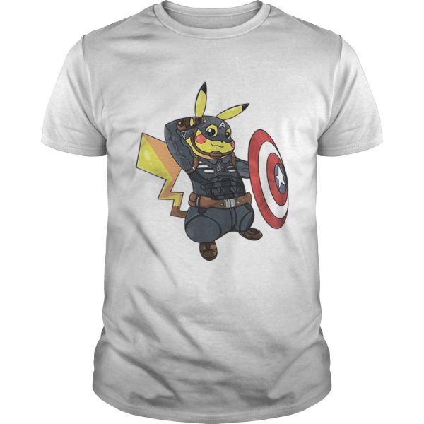 Captain America Pikachu Marvel Avenger shirt