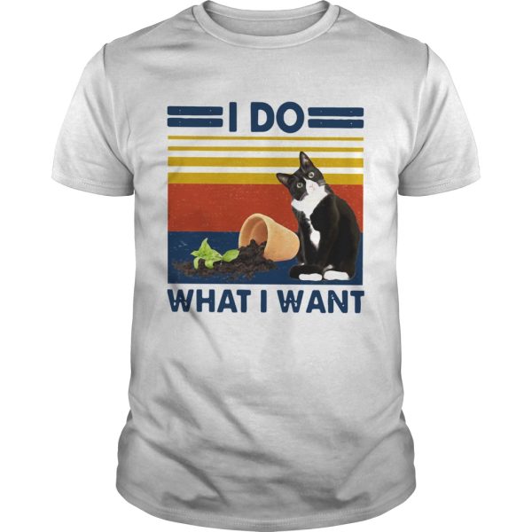 Cat I Do What I Want Vintage shirt