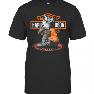 Cat Motor Harley Davidson T-Shirt