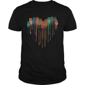 Cat Watercolor Heart shirt