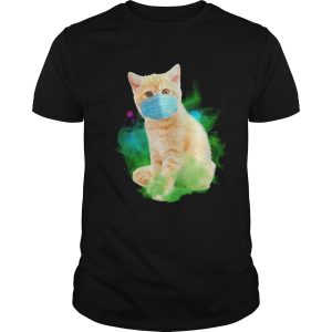 Cat Wear A Protective Mask Corona Virus shirt