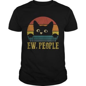 Cat ew people vintage sunset shirt