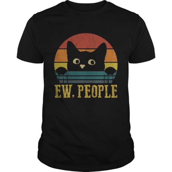 Cat ew people vintage sunset shirt