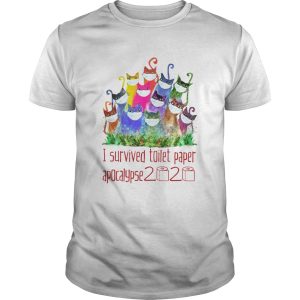 Cats I Survived Toilet Paper Apocalypse 2020 shirt