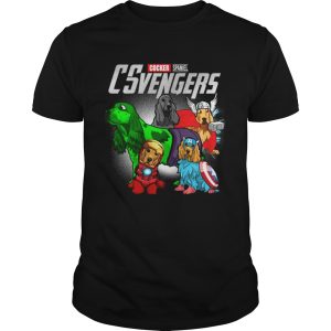 Cocker Spaniel CSvengers Marvel Avengers engame shirt