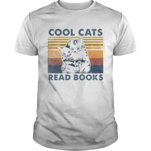 Cool Cats Read Books Vintage shirt