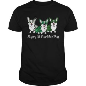 Corgi Happy St Patricks Day shirt