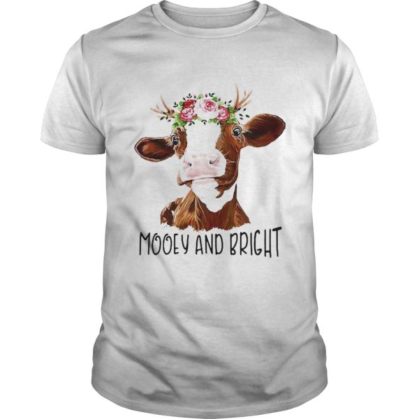 Cow flower mooey and bright shirt