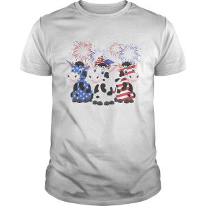 Cows American Flag 4th Of July shirt