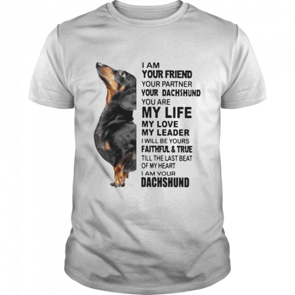 Dachshund I Am Your Friend Your Partner You’re Dachshund You Are My Life My Life My Love shirt