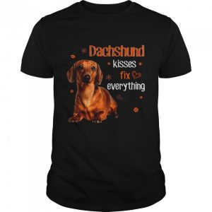 Dachshund Kisses fix everything Valentine shirt