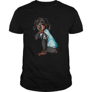 Dachshund Tattoo I Love Mom shirt