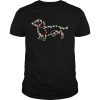 Dachshund lights Christmas shirt