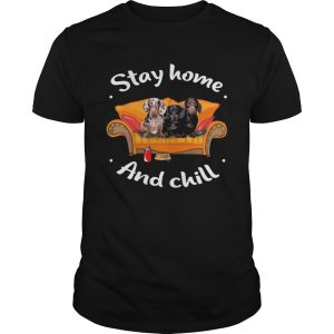 Dachshund stay home and chill shirt