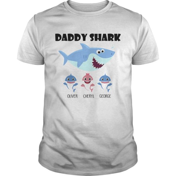 Daddy Shark Oliver Cheryl George shirt