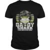 Daddy shark doo doo doo doo vintage retro shirt