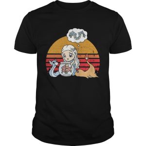 Daenerys Targaryen chibi Game of Thrones retro shirt