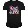 Dalmatian usa firework american flag independence day shirt