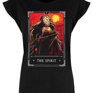 Deadly Tarot Legends The Spirit Ladies Premium Black T-Shirt