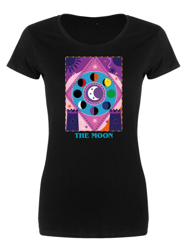 Deadly Tarot Pride The Moon Ladies Black Merch T-Shirt